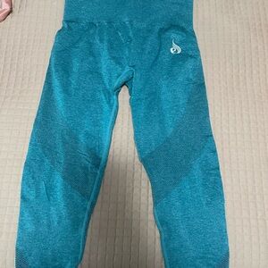 Ryderwear teal leggings medium